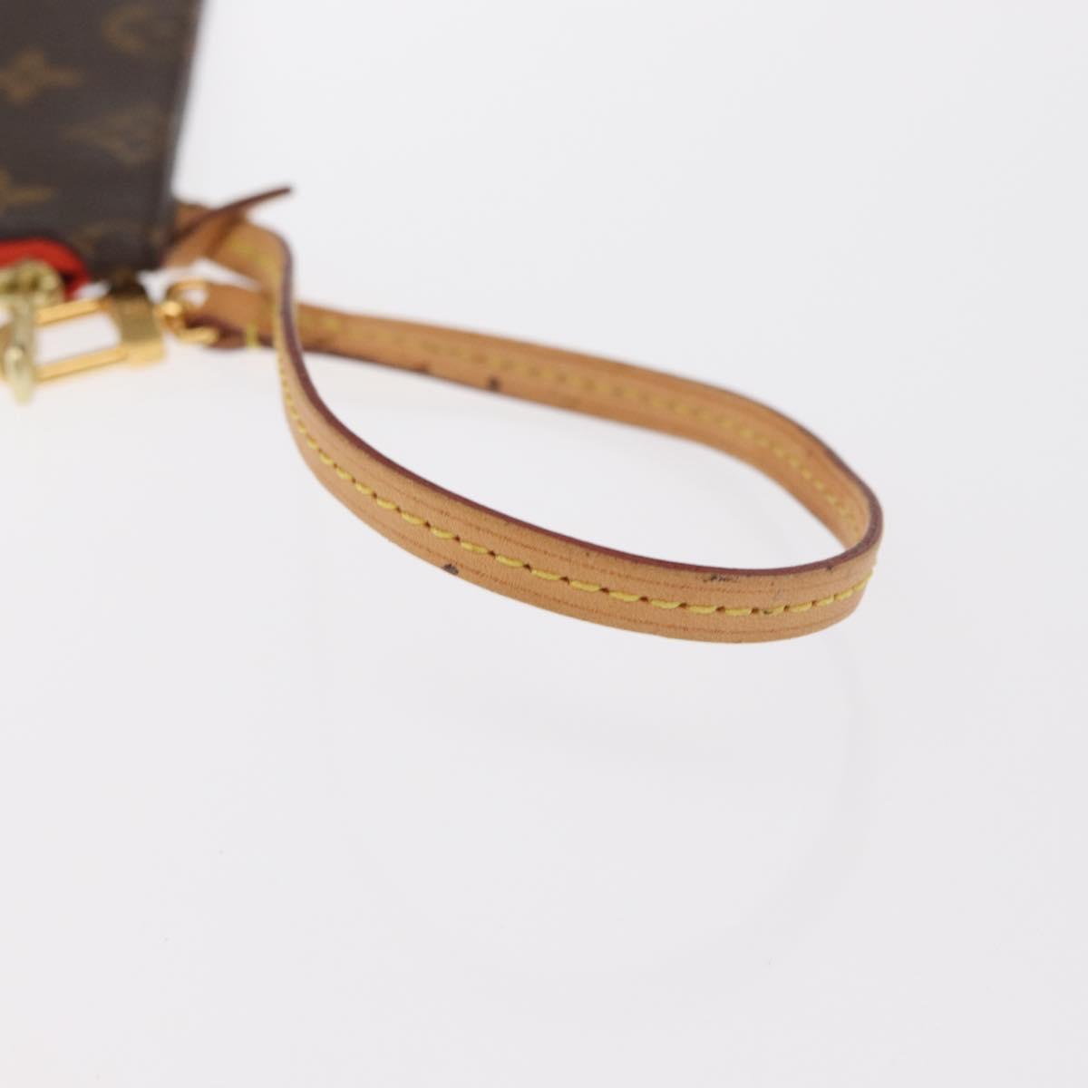 LOUIS VUITTON Monogram Neverfull MM Pouch LV Auth BA10514