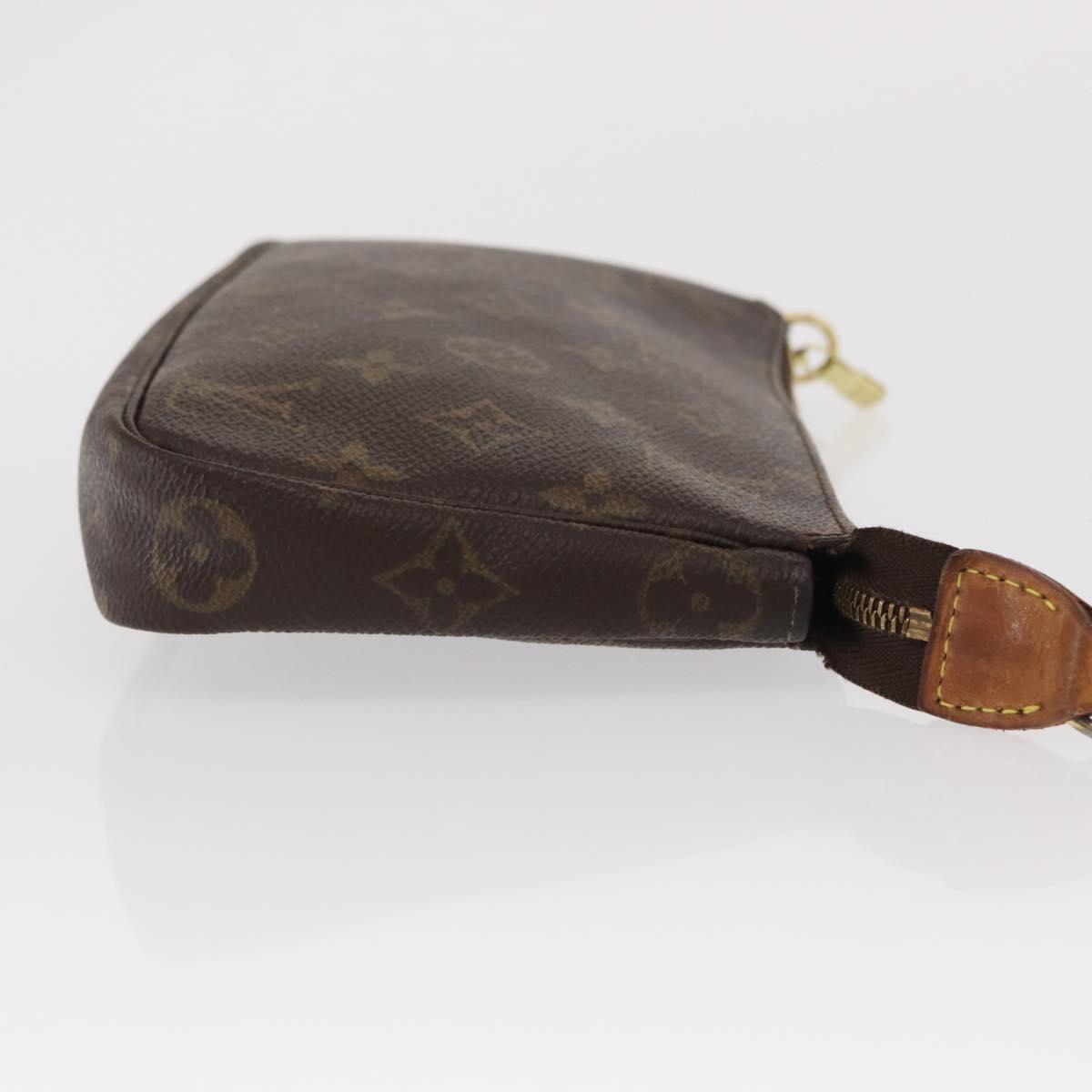 LOUIS VUITTON Monogram Pochette Accessoires Pouch M51980 LV Auth BA10517