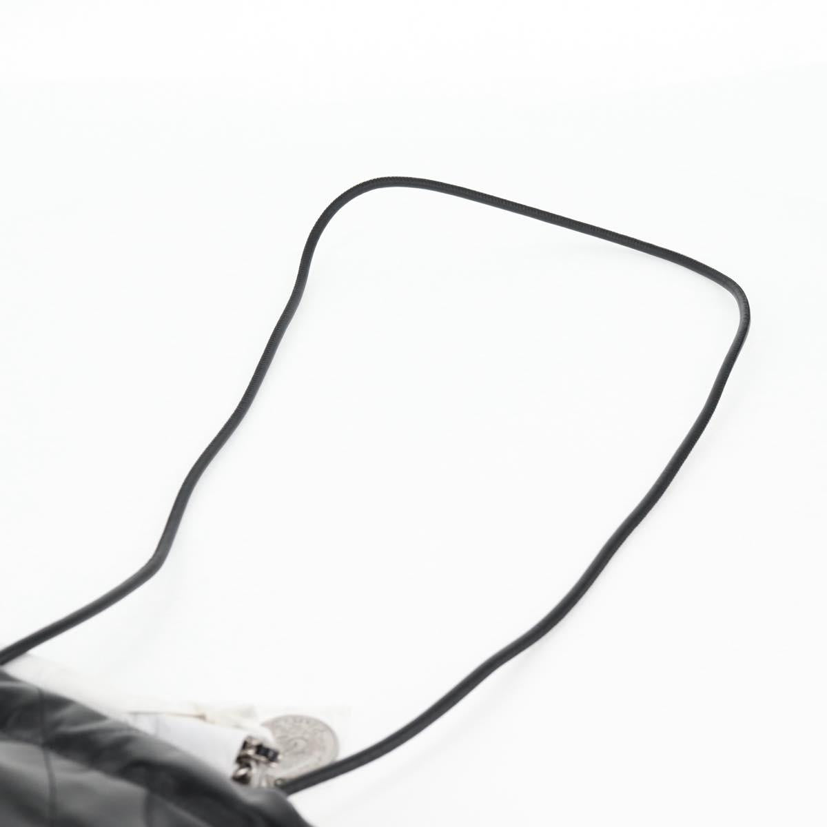 CHANEL Chanel 22 Small Matelasse Chain Bag Lamb Skin 2way Black CC Auth BA1051SM