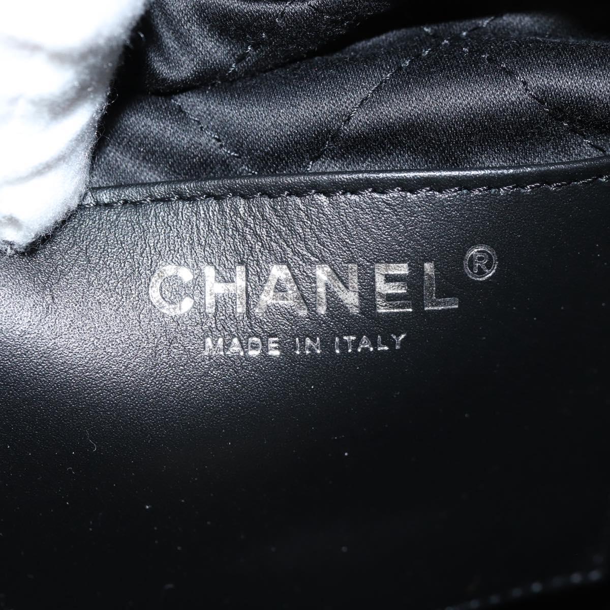 CHANEL Chanel 22 Small Matelasse Chain Bag Lamb Skin 2way Black CC Auth BA1051SM