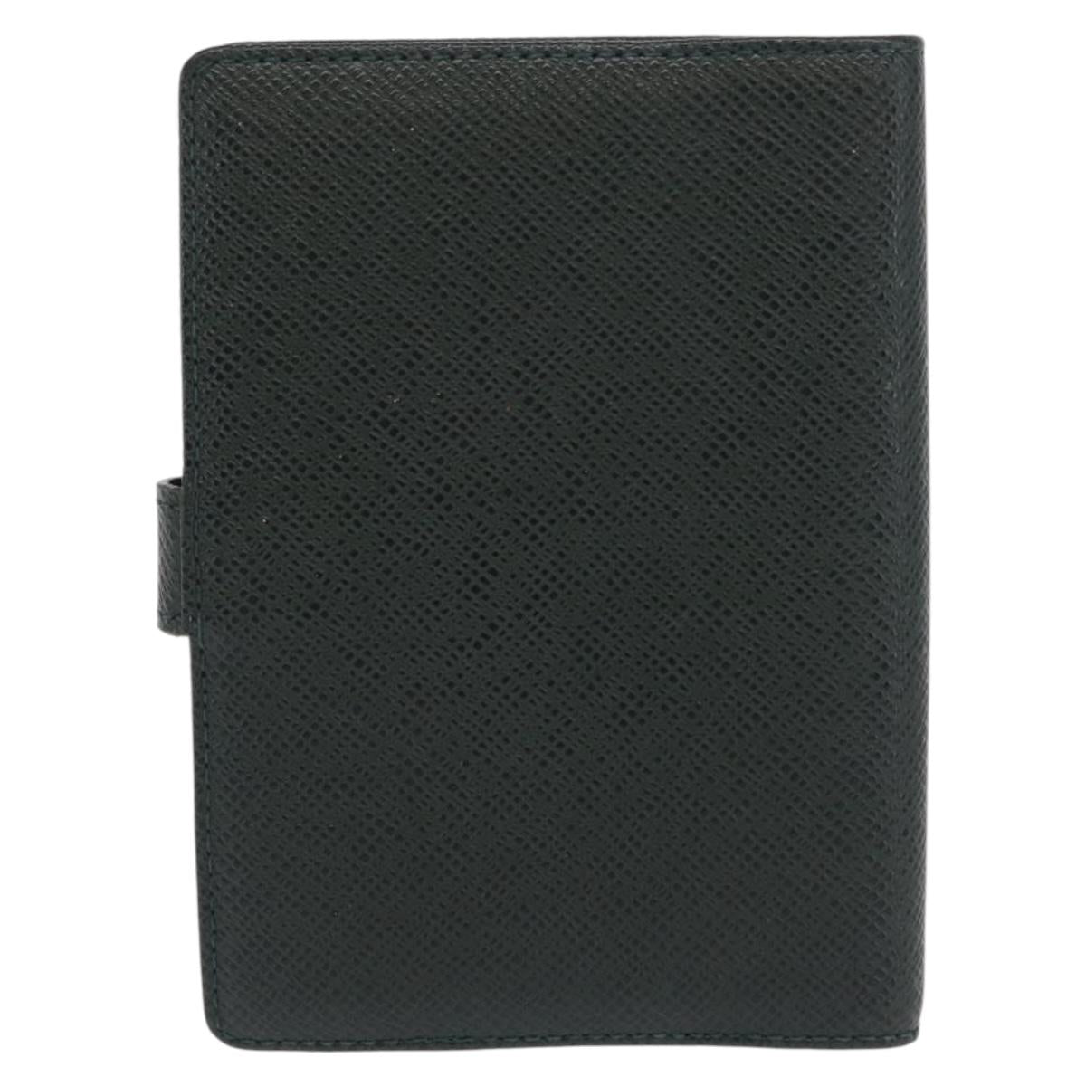LOUIS VUITTON Taiga Agenda PM Day Planner Cover Epicea R20424 LV Auth BA10520