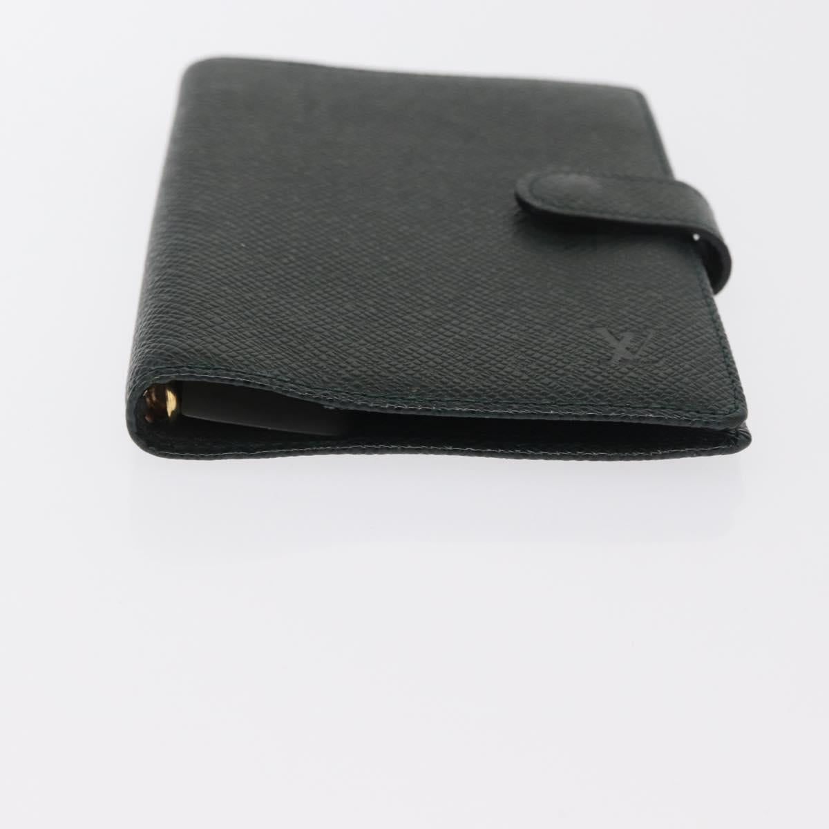 LOUIS VUITTON Taiga Agenda PM Day Planner Cover Epicea R20424 LV Auth BA10520