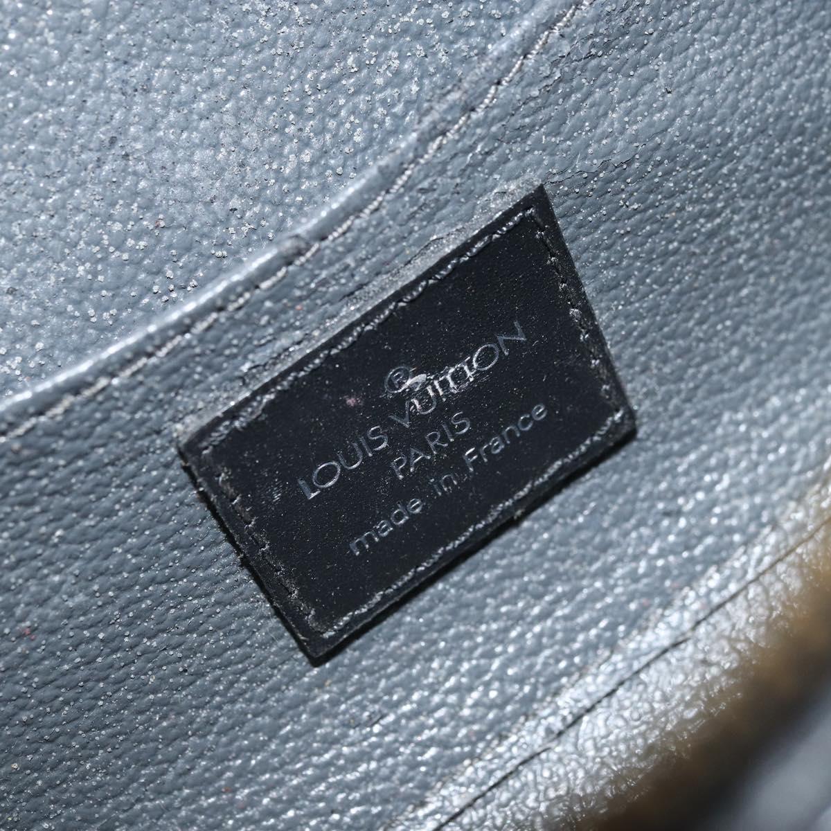 LOUIS VUITTON Epi Dauphine PM Pouch Black M48442 LV Auth BA10523