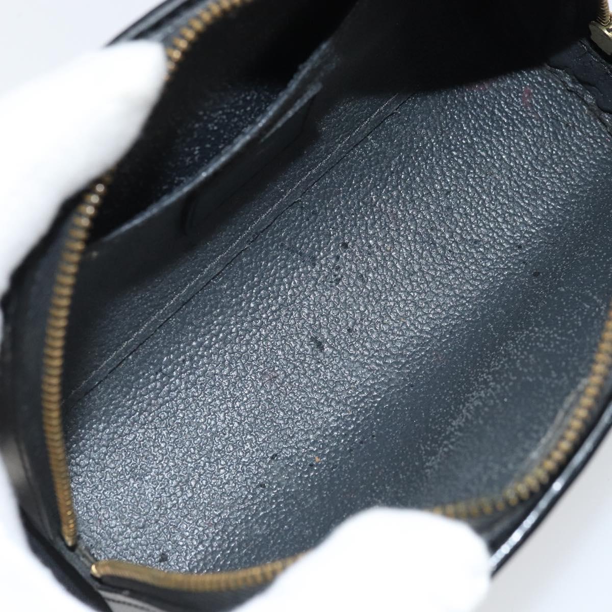 LOUIS VUITTON Epi Dauphine PM Pouch Black M48442 LV Auth BA10523