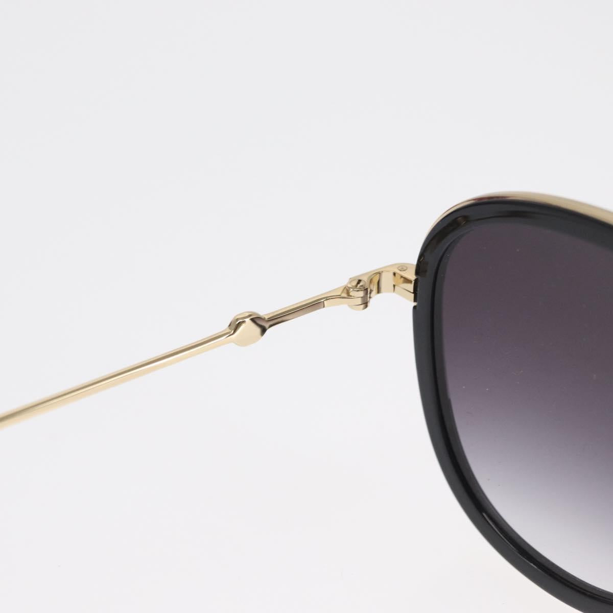 GUCCI Sunglasses metal Black Auth BA10537V