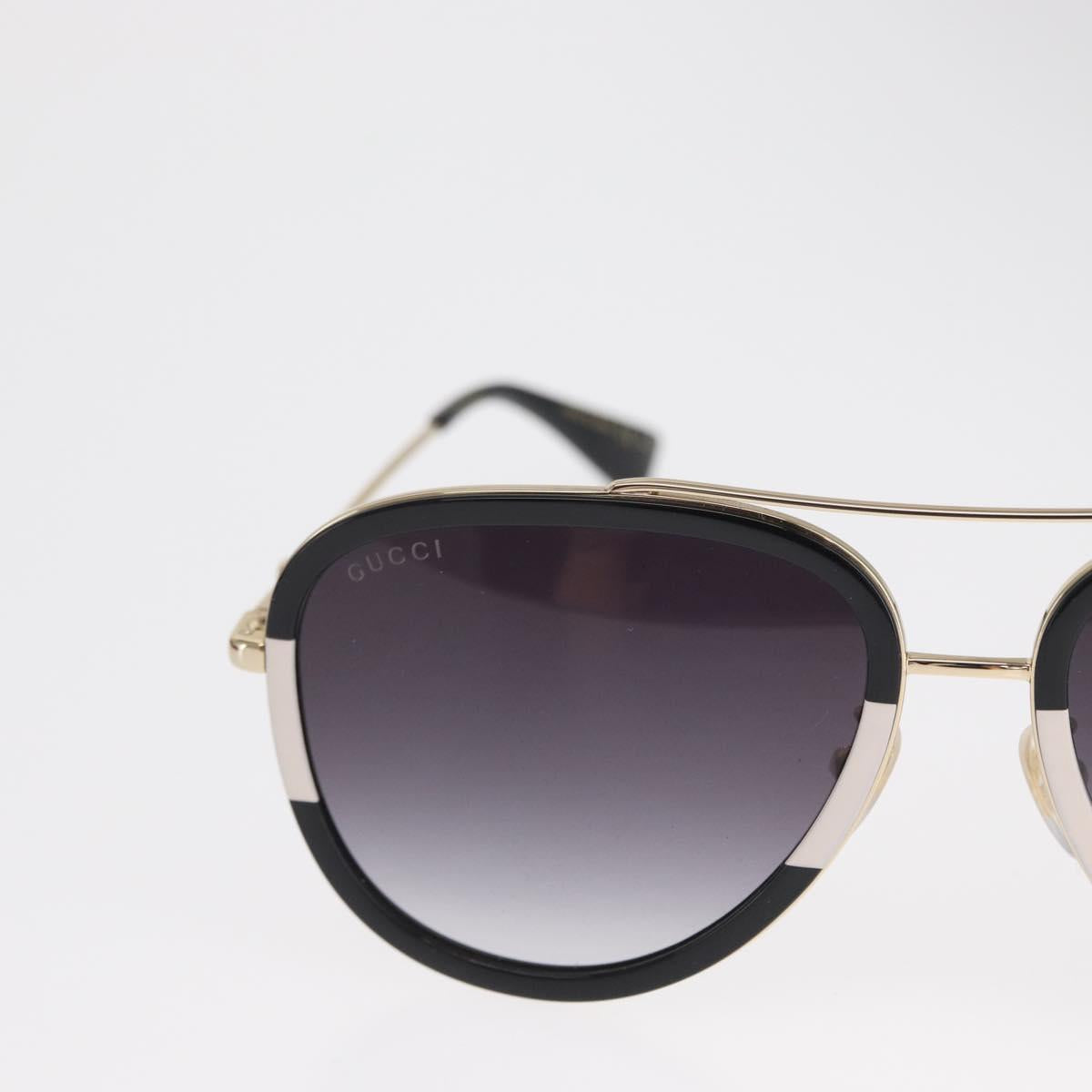 GUCCI Sunglasses metal Black Auth BA10537V