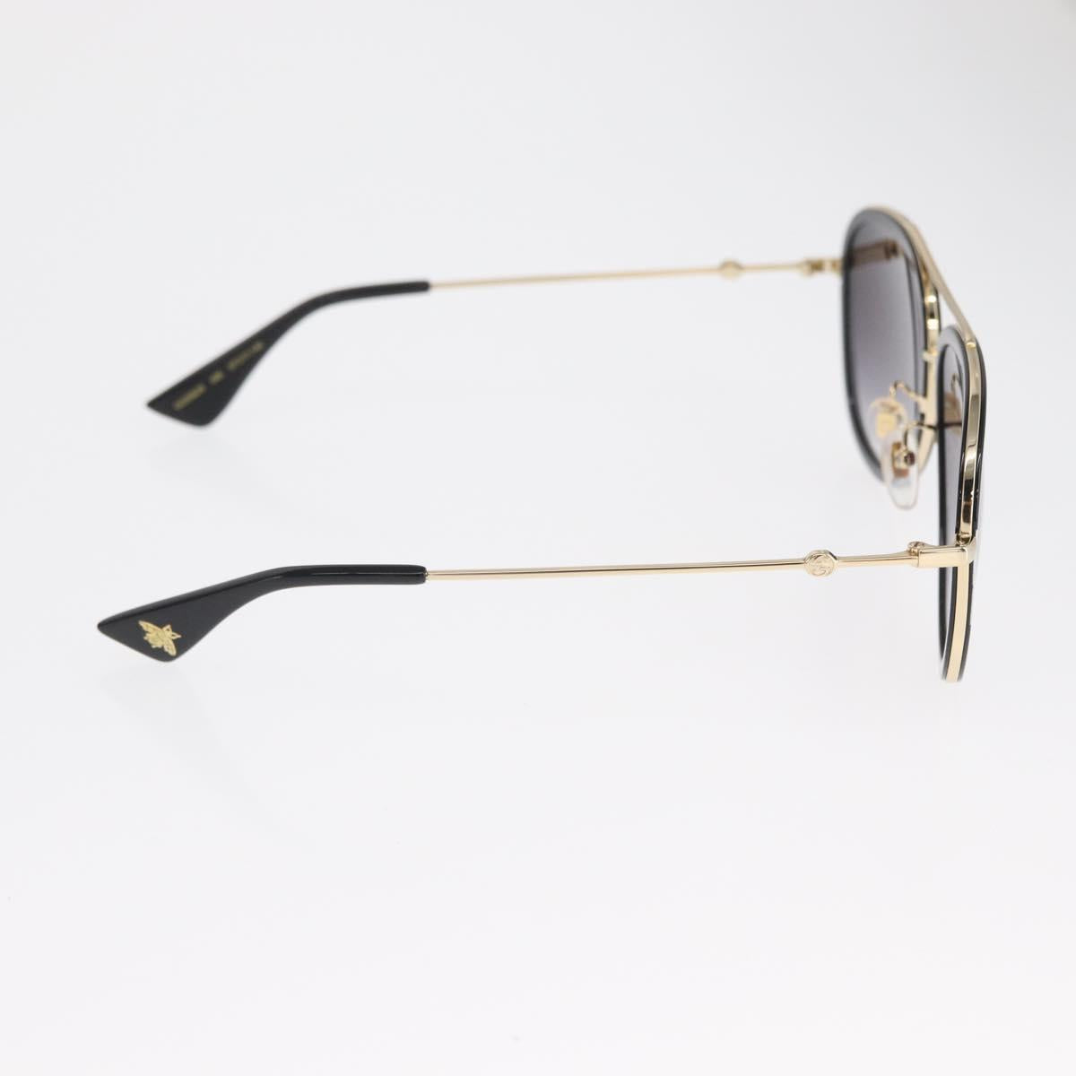GUCCI Sunglasses metal Black Auth BA10537V
