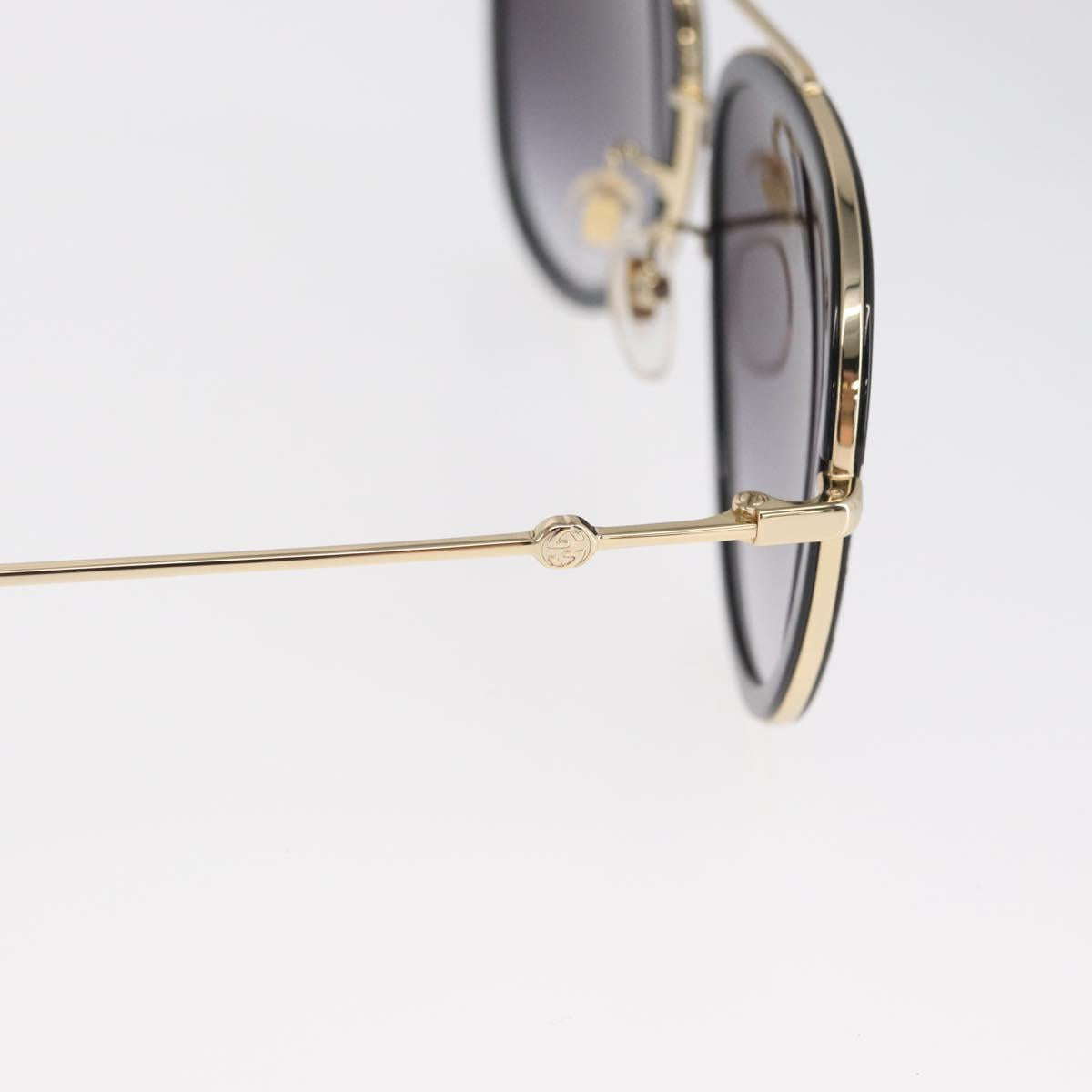 GUCCI Sunglasses metal Black Auth BA10537V