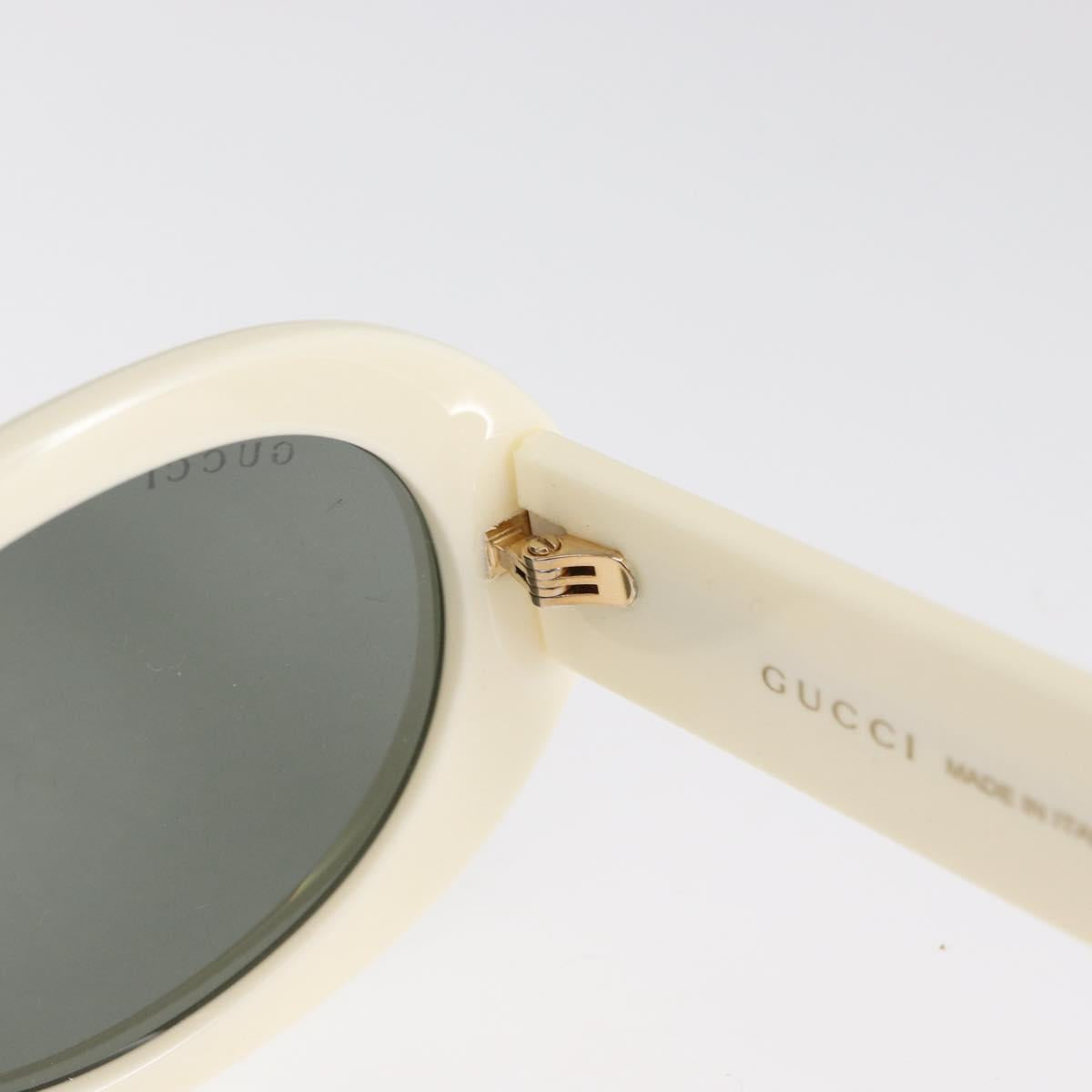 GUCCI Sunglasses plastic White Auth BA10540A