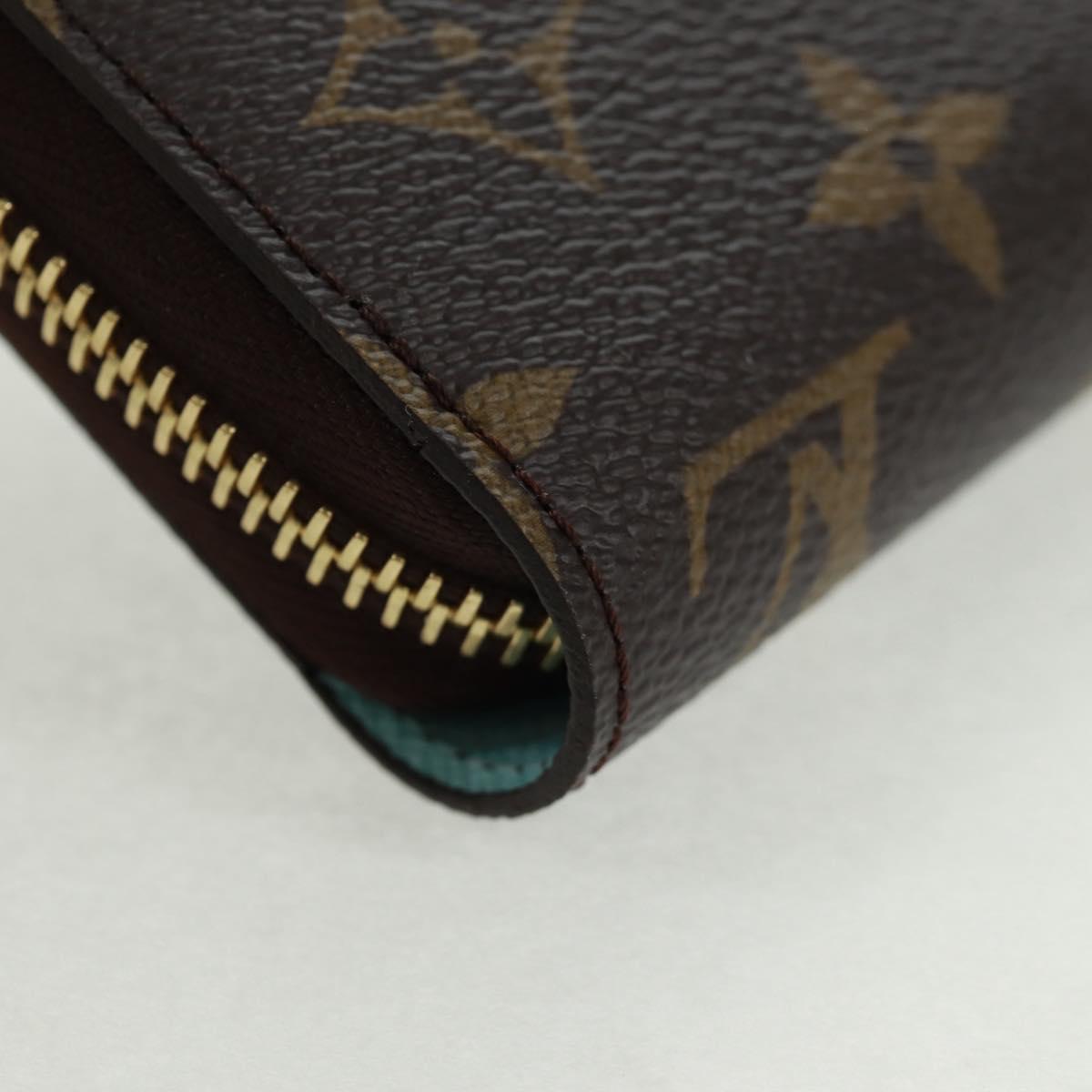 LOUIS VUITTON Vivienne Zippy Wallet Light Blue M12223 LV Auth BA10557SM