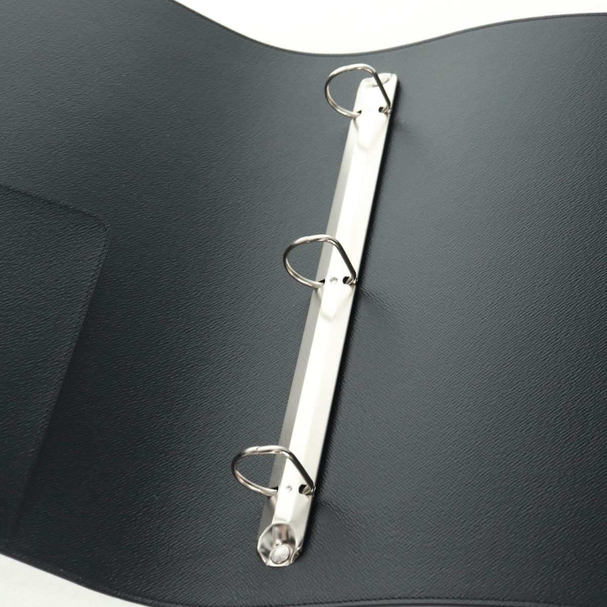 LOUIS VUITTON Multicolor Binder Black LV Auth BA10559SM