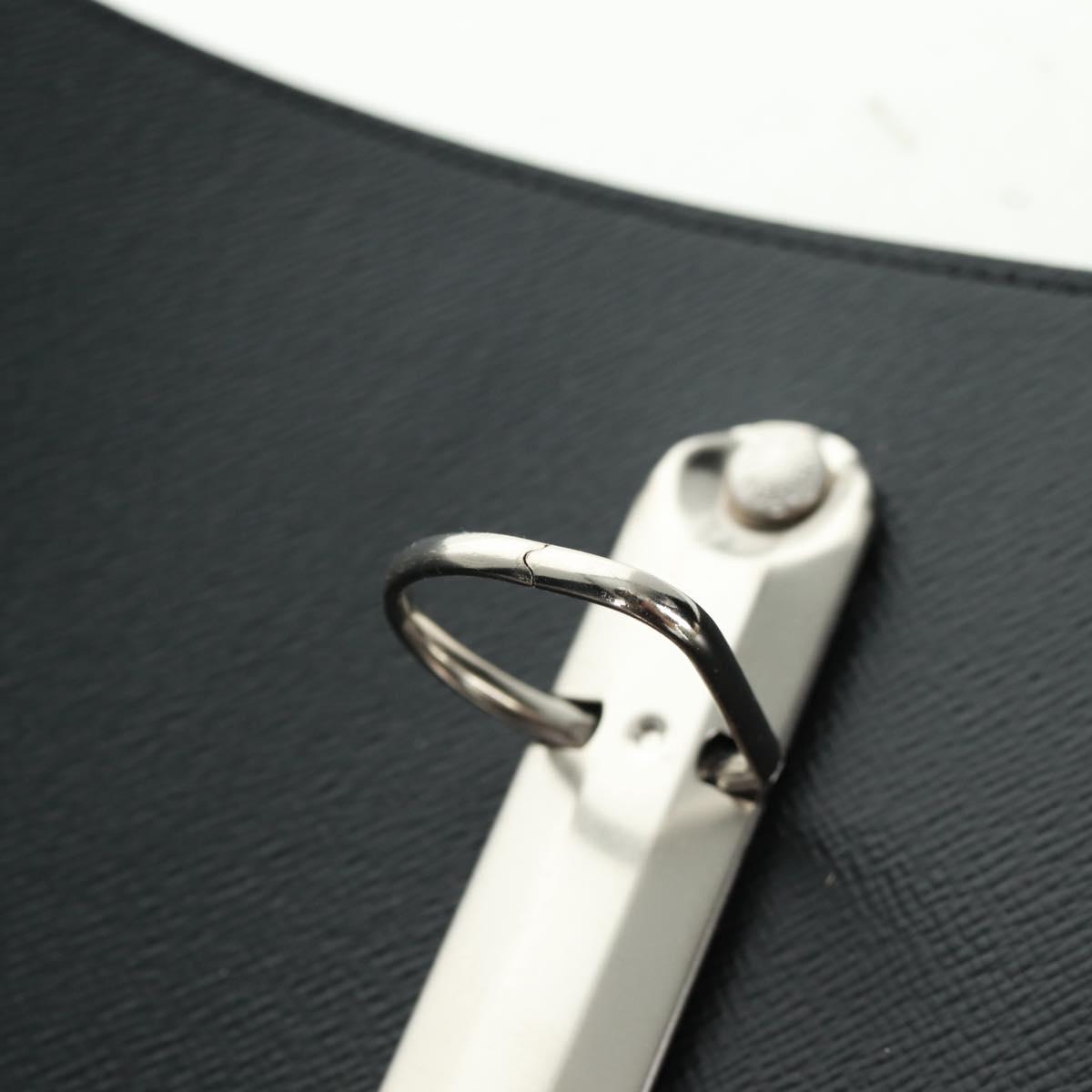 LOUIS VUITTON Multicolor Binder Black LV Auth BA10559SM