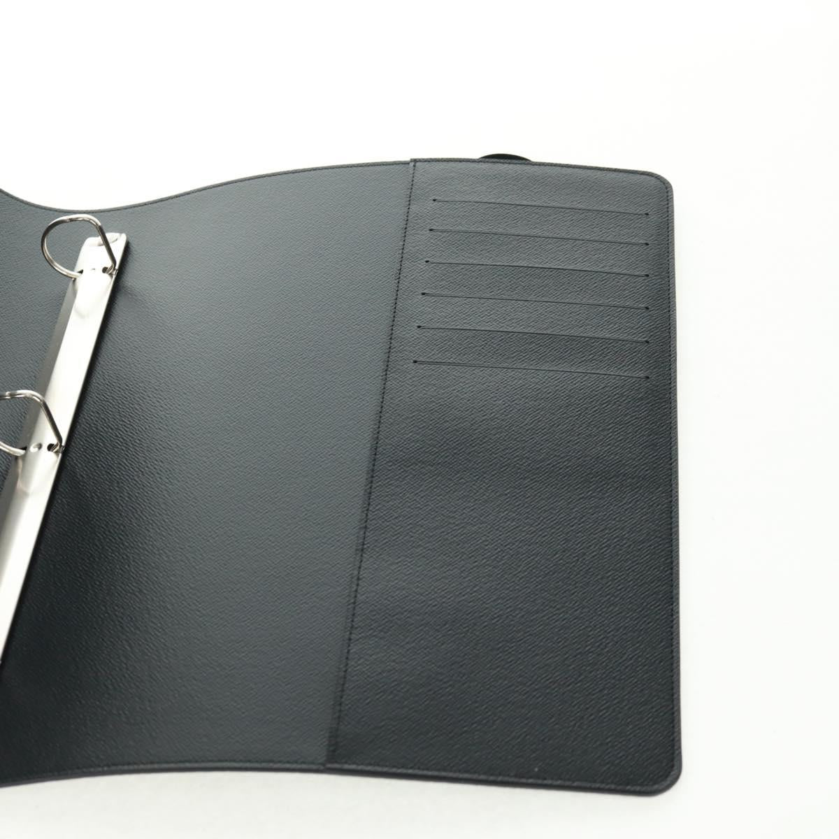 LOUIS VUITTON Multicolor Binder Black LV Auth BA10559SM