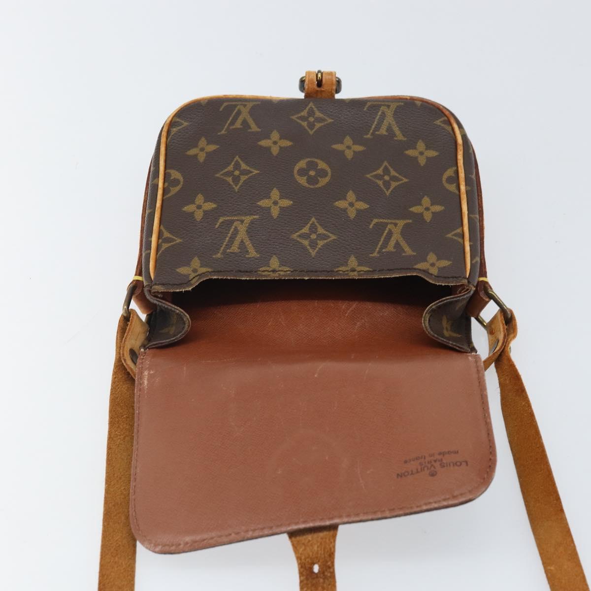 LOUIS VUITTON Monogram Cartouchiere PM Shoulder Bag M51254 LV Auth BA10565