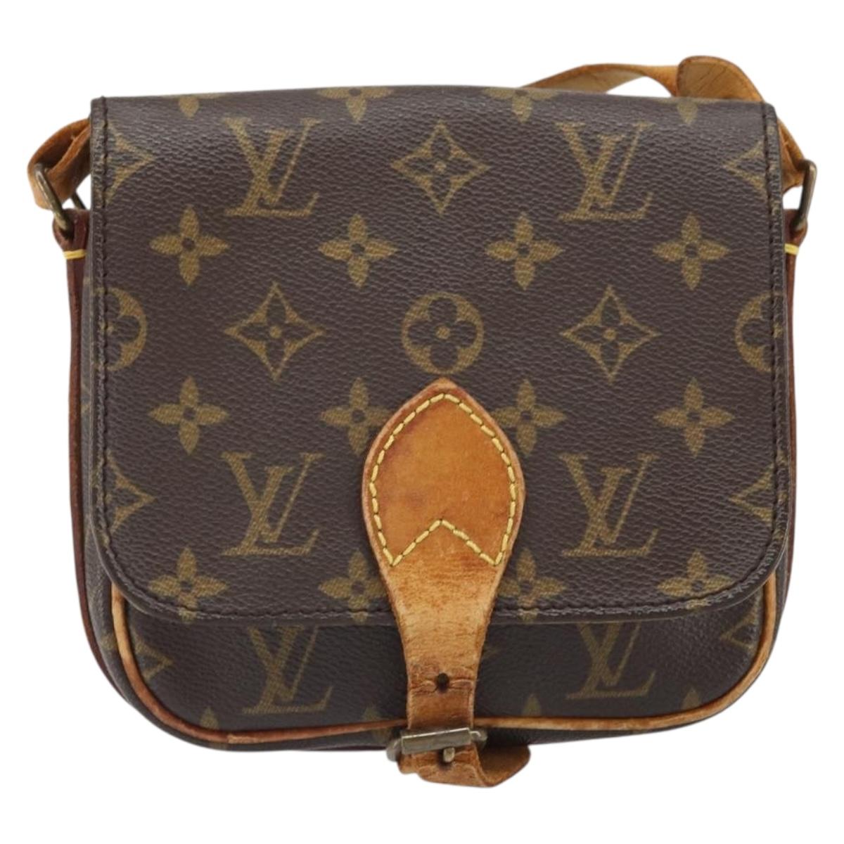 LOUIS VUITTON Monogram Cartouchiere PM Shoulder Bag M51254 LV Auth BA10565