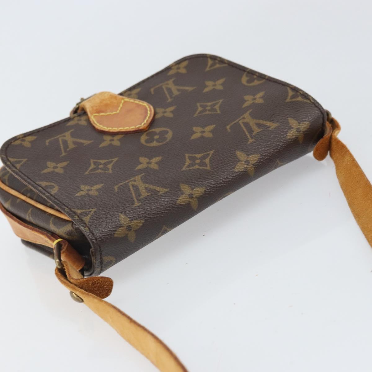 LOUIS VUITTON Monogram Cartouchiere PM Shoulder Bag M51254 LV Auth BA10565