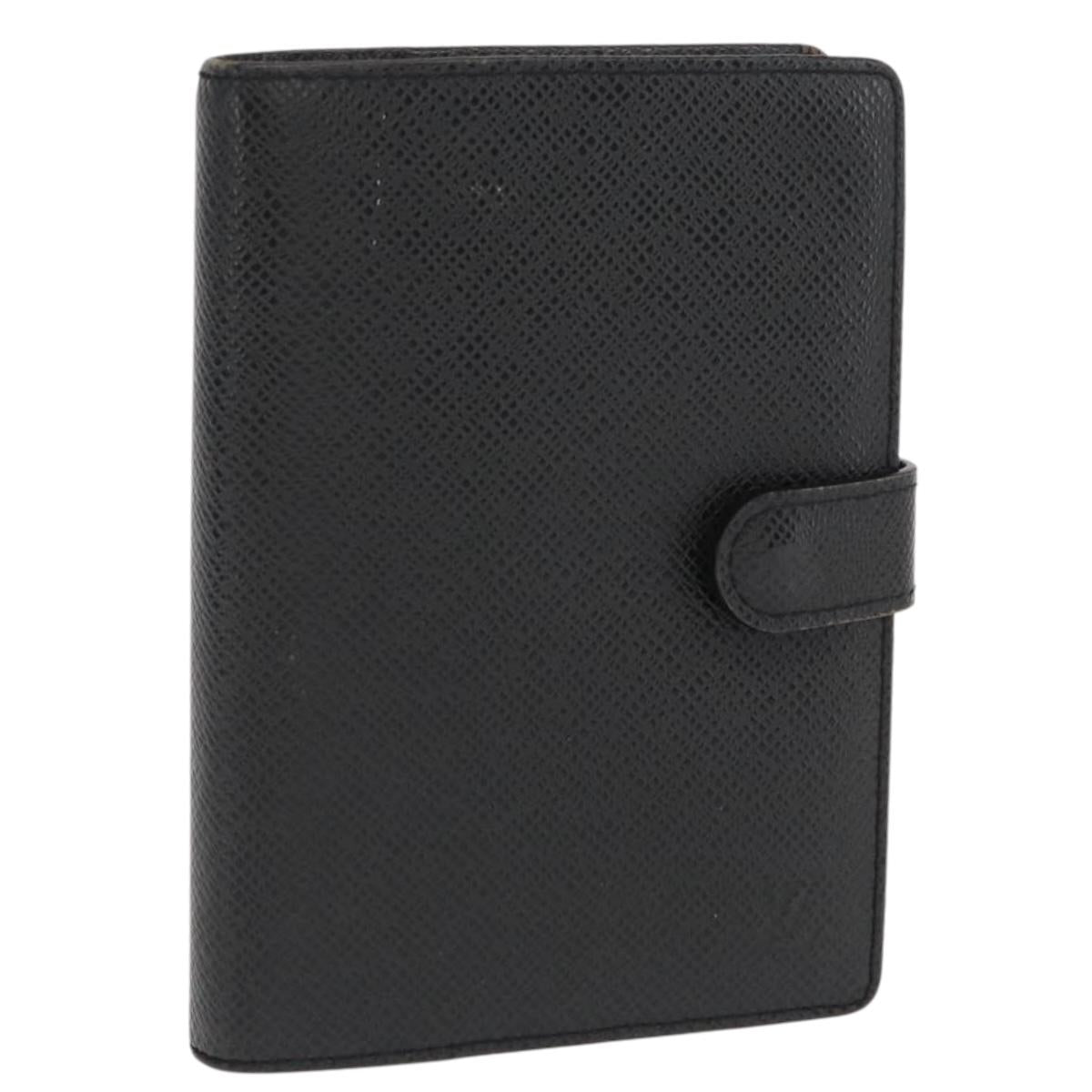 LOUIS VUITTON Taiga Agenda PM Day Planner Cover Epicea R20424 LV Auth BA10570