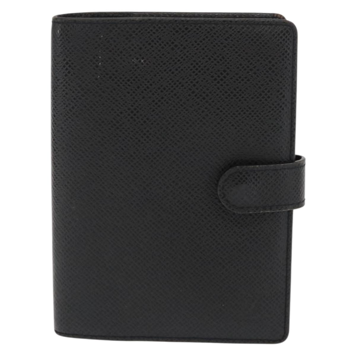 LOUIS VUITTON Taiga Agenda PM Day Planner Cover Epicea R20424 LV Auth BA10570