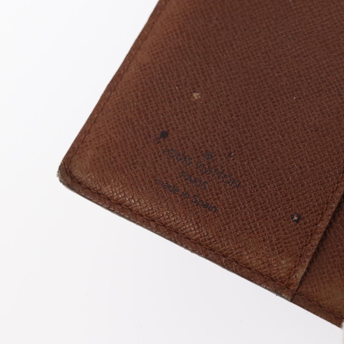 LOUIS VUITTON Monogram Agenda PM Day Planner Cover R20005 LV Auth BA10571