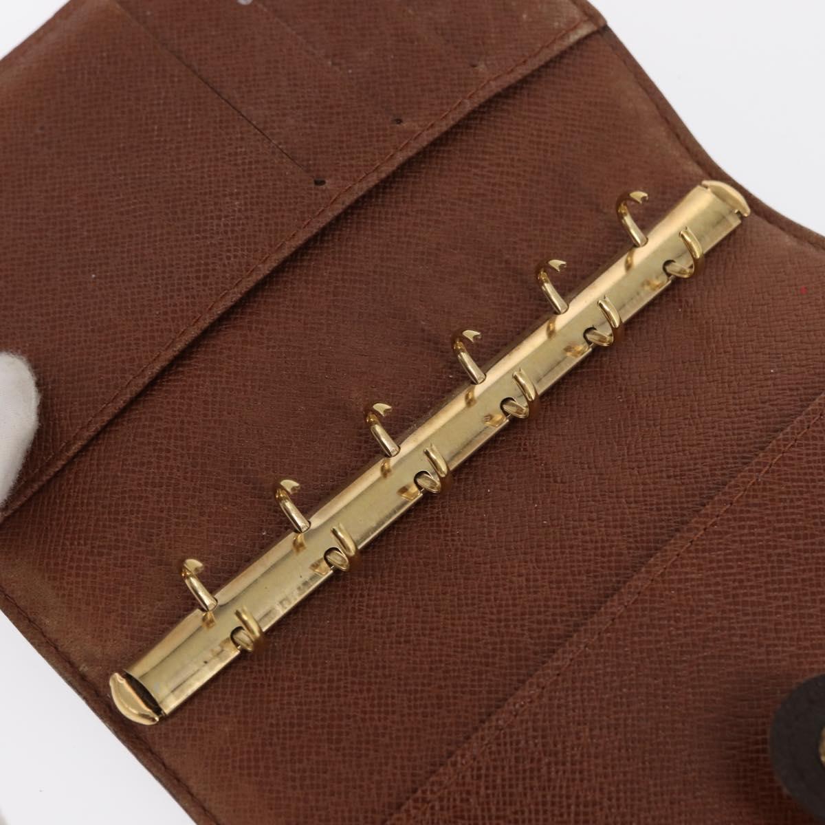 LOUIS VUITTON Monogram Agenda PM Day Planner Cover R20005 LV Auth BA10571
