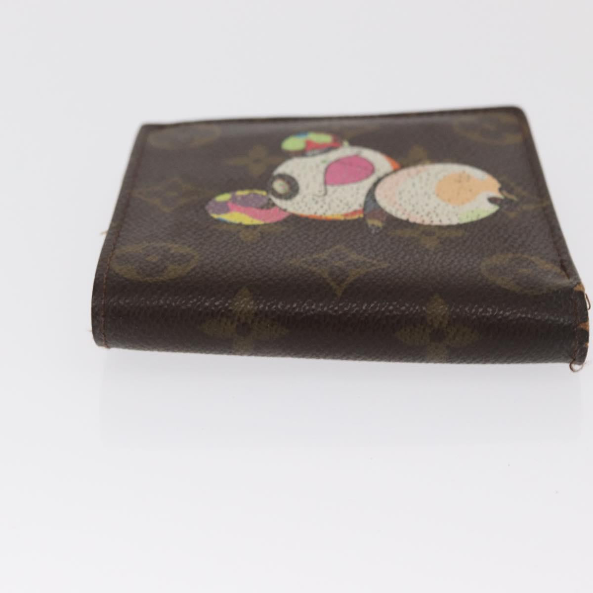 LOUIS VUITTON Monogram Panda Portefeuille Marco Wallet M61666 LV Auth BA10575