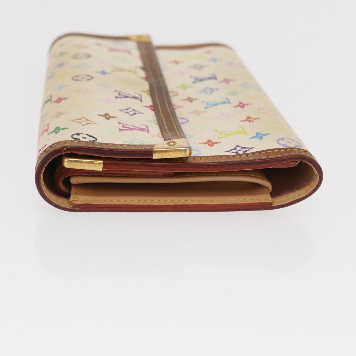 LOUIS VUITTON Multicolor Porte Tresor International Wallet M92659 Auth BA10579