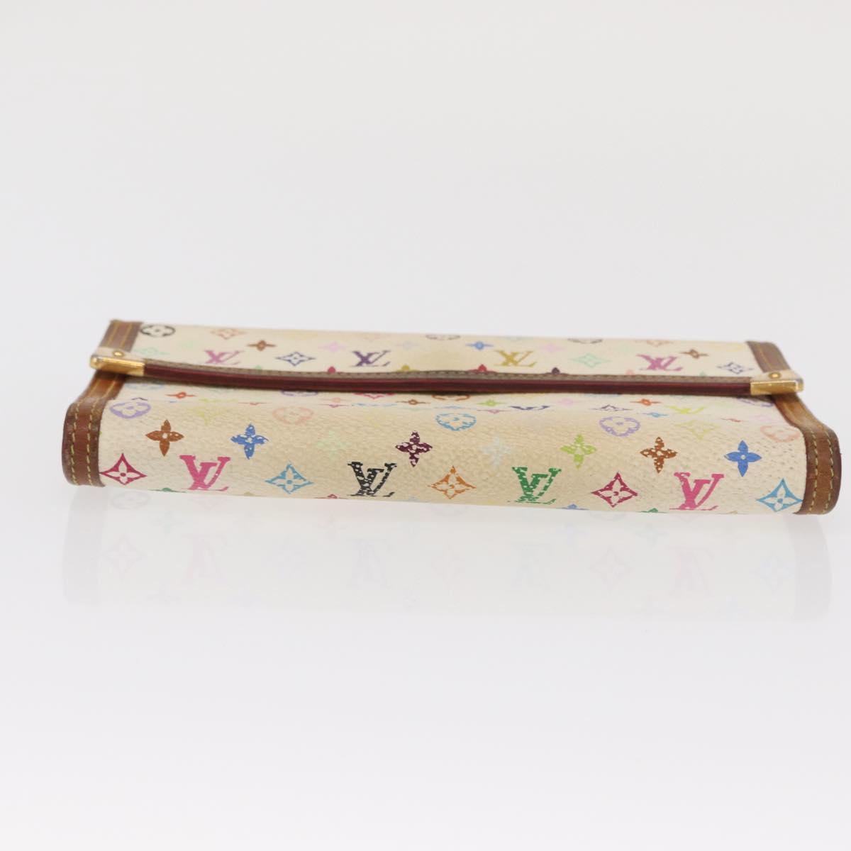 LOUIS VUITTON Multicolor Porte Tresor International Wallet M92659 Auth BA10579