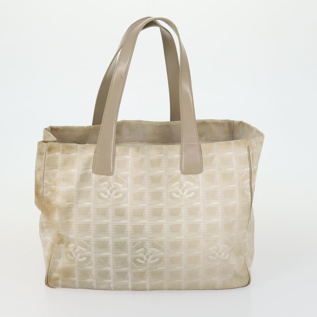 MCM Chanel Hermes Tote Bag Canvas 3 Set Beige Black Navy Auth BA10583