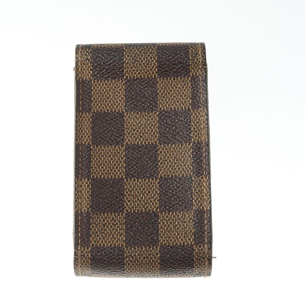 LOUIS VUITTON Monogram Damier Ebene Etui Cigarette Case 4 Set LV Auth BA10586