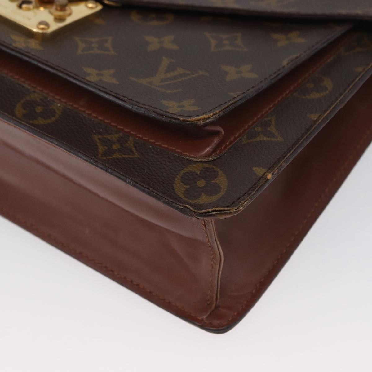 LOUIS VUITTON Monogram Monceau 28 Hand Bag M51185 LV Auth BA10595