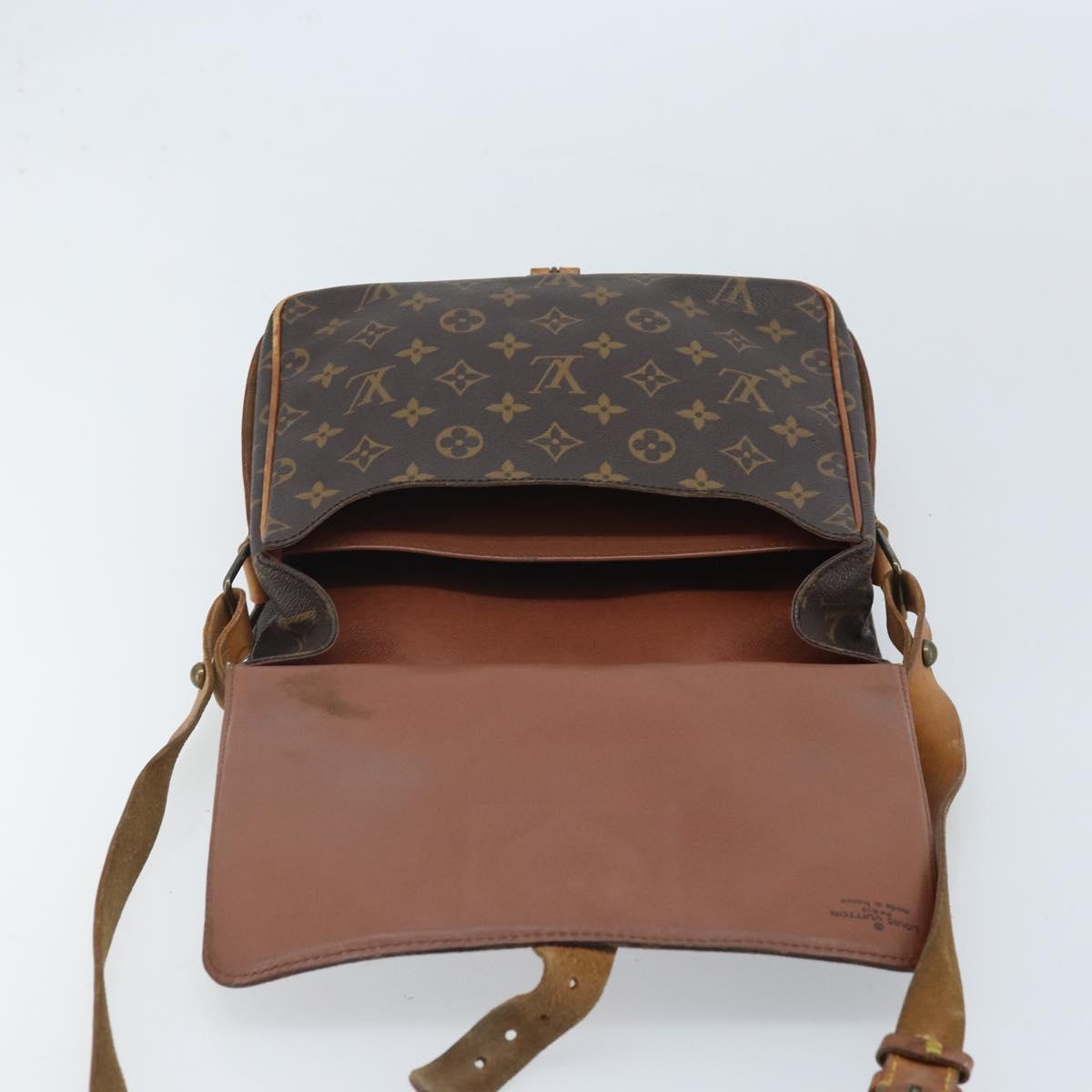 LOUIS VUITTON Monogram Cartouchiere GM Shoulder Bag M51252 LV Auth BA10597