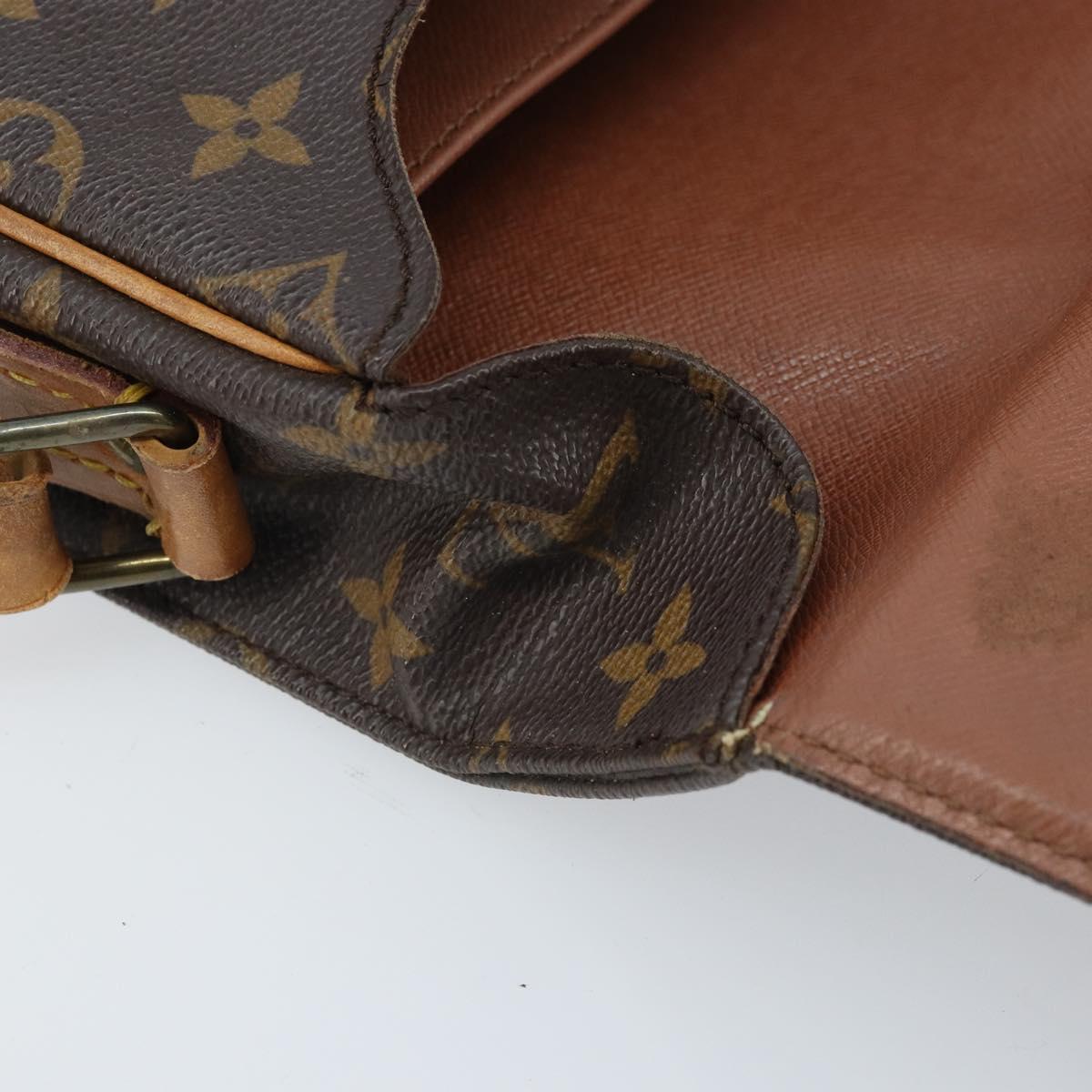LOUIS VUITTON Monogram Cartouchiere GM Shoulder Bag M51252 LV Auth BA10597