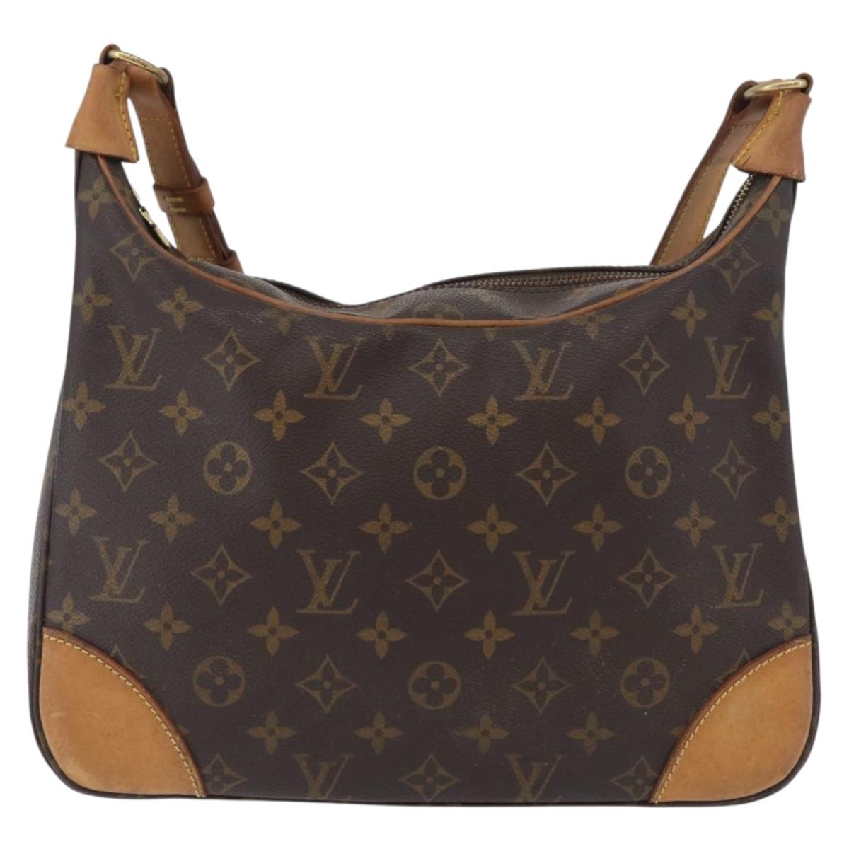LOUIS VUITTON Monogram Boulogne 30 Shoulder Bag M51265 LV Auth BA10599