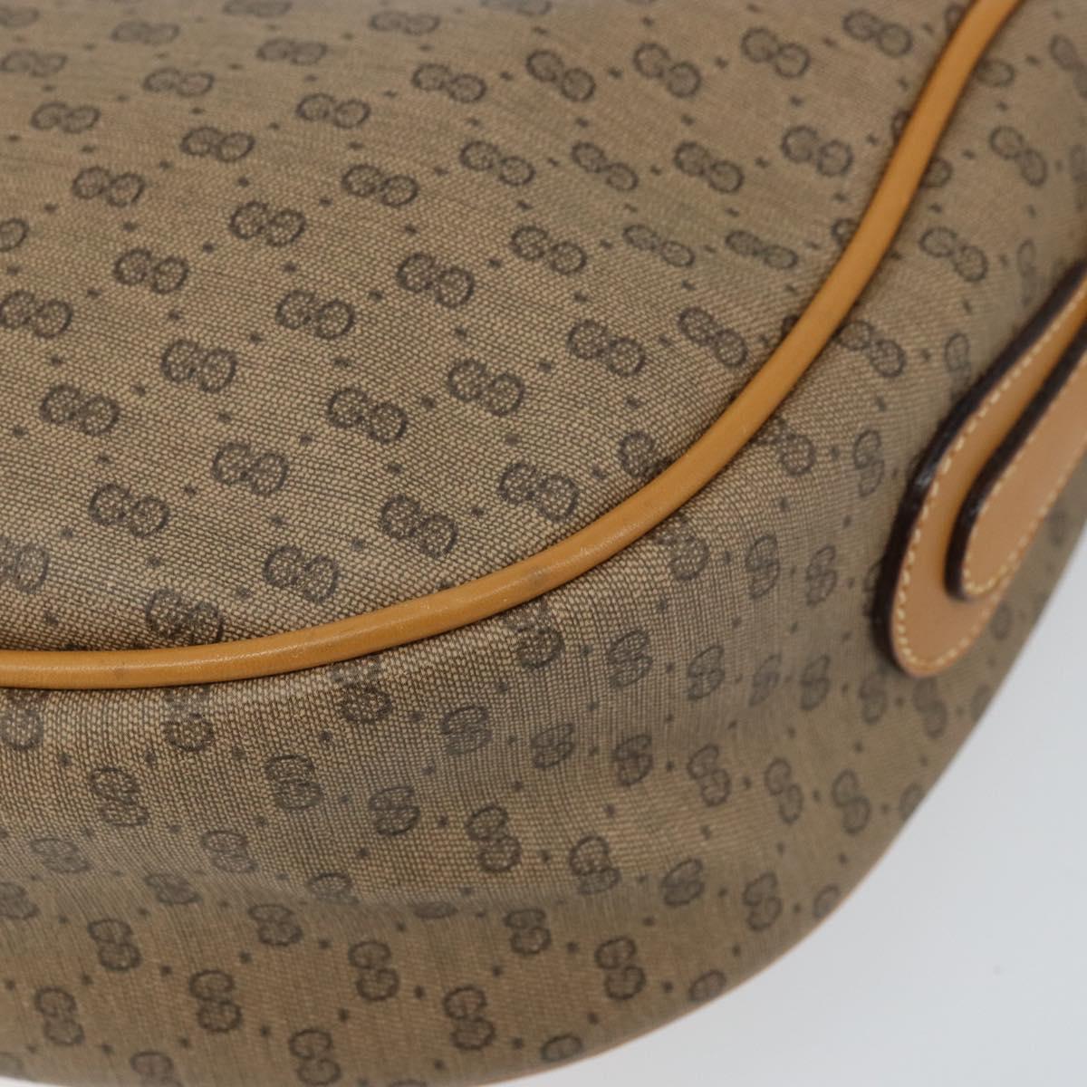 GUCCI Micro GG Supreme Web Sherry Line Bag PVC Beige 001 115 0918 Auth BA10601