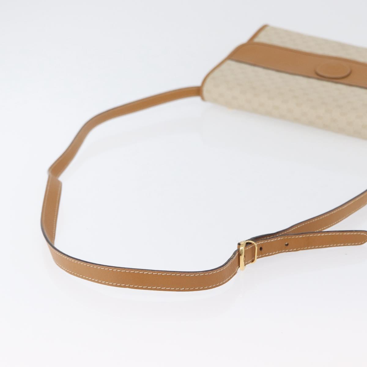 GUCCI Micro GG Supreme Shoulder Bag PVC Ivory Gold 004 14 0264 Auth BA10604
