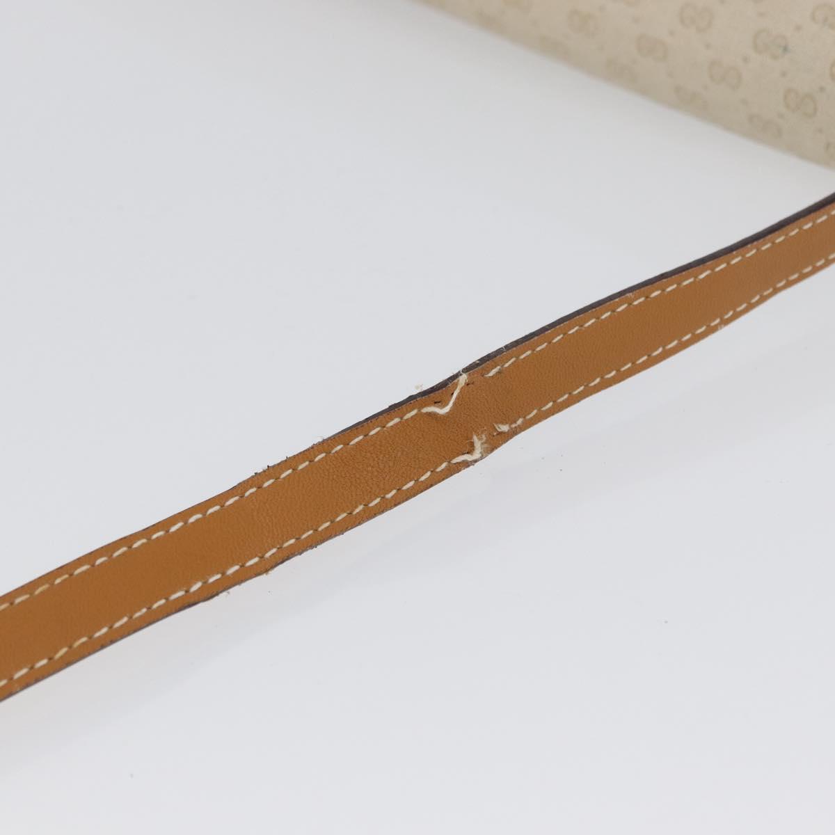 GUCCI Micro GG Supreme Shoulder Bag PVC Ivory Gold 004 14 0264 Auth BA10604