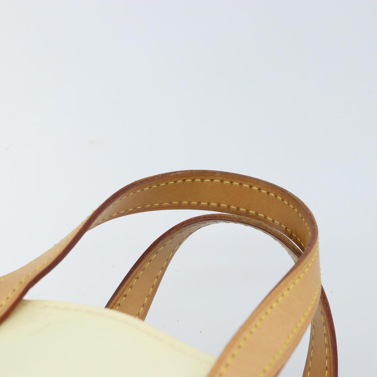 LOUIS VUITTON Monogram Vernis Reade PM Hand Bag Perle M91336 LV Auth BA10619