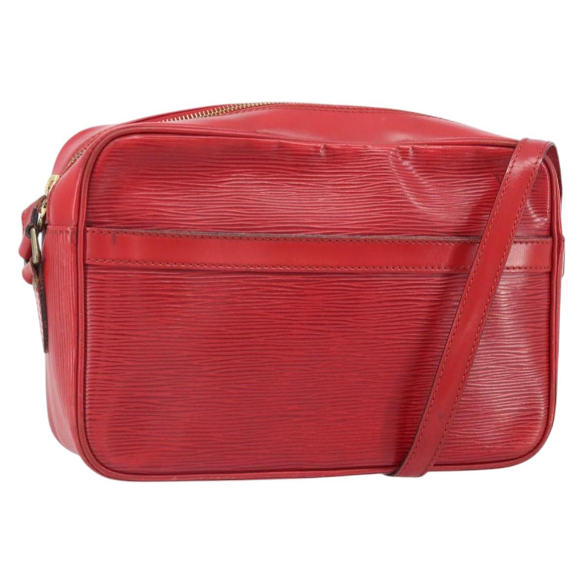 LOUIS VUITTON Epi Trocadero 27 Shoulder Bag Red M52317 LV Auth BA10627