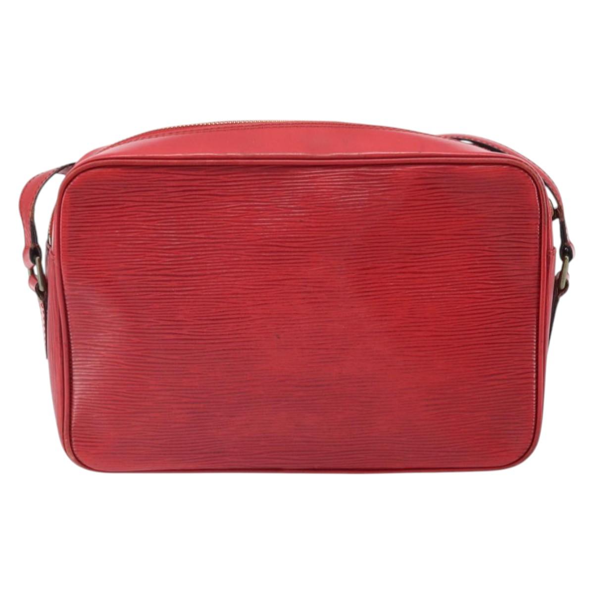LOUIS VUITTON Epi Trocadero 27 Shoulder Bag Red M52317 LV Auth BA10627