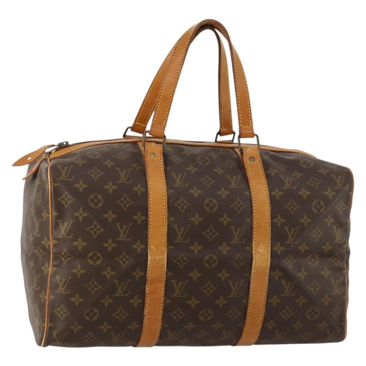 LOUIS VUITTON Monogram Sac Souple 45 Boston Bag M41624 LV Auth BA10643