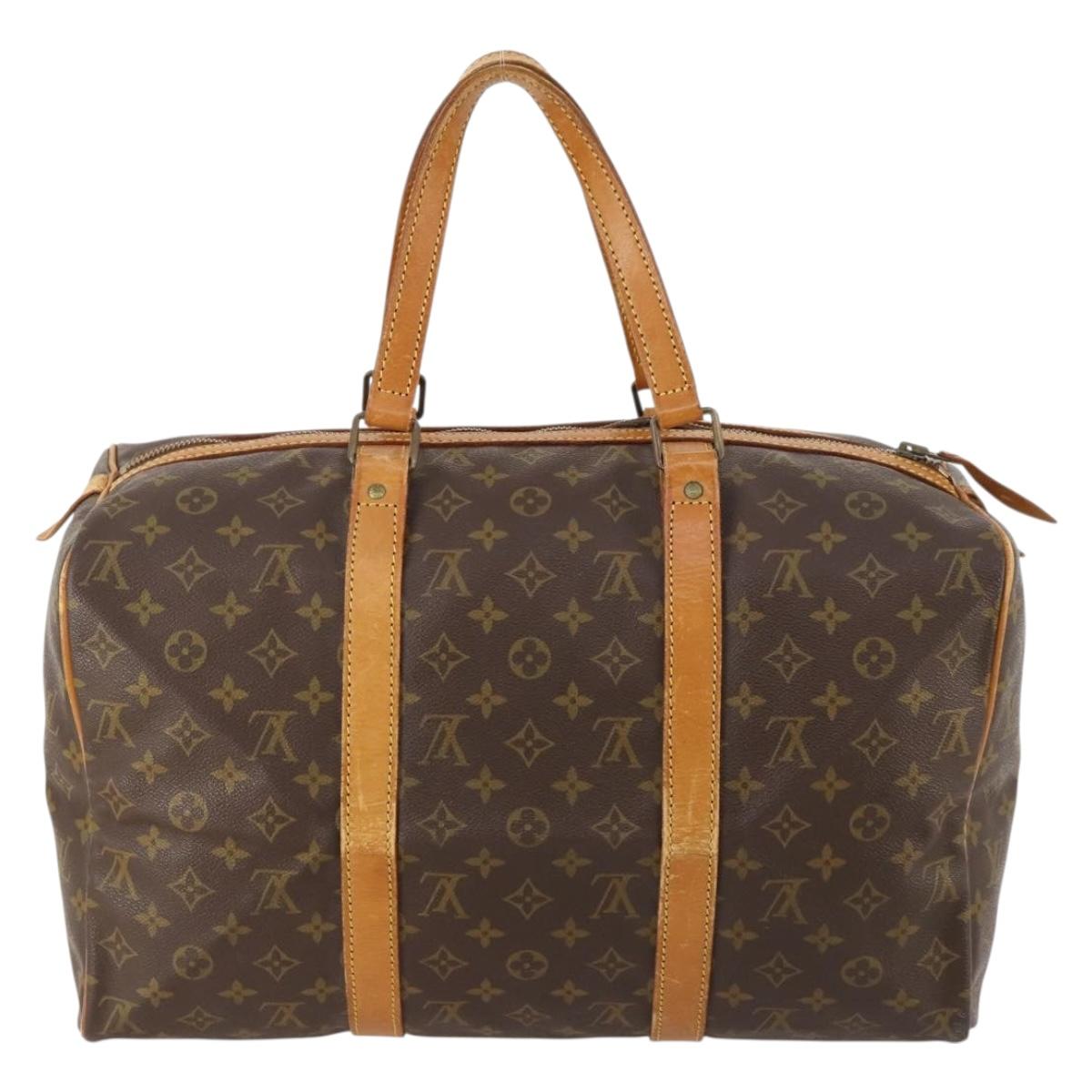 LOUIS VUITTON Monogram Sac Souple 45 Boston Bag M41624 LV Auth BA10643