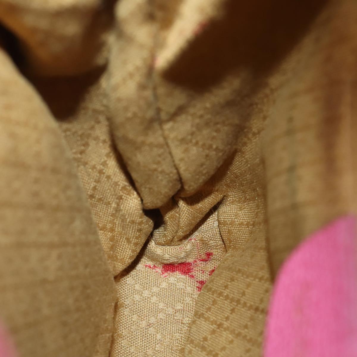 GUCCI Bamboo Backpack Suede Pink Gold 003 58 0030 Auth BA10647