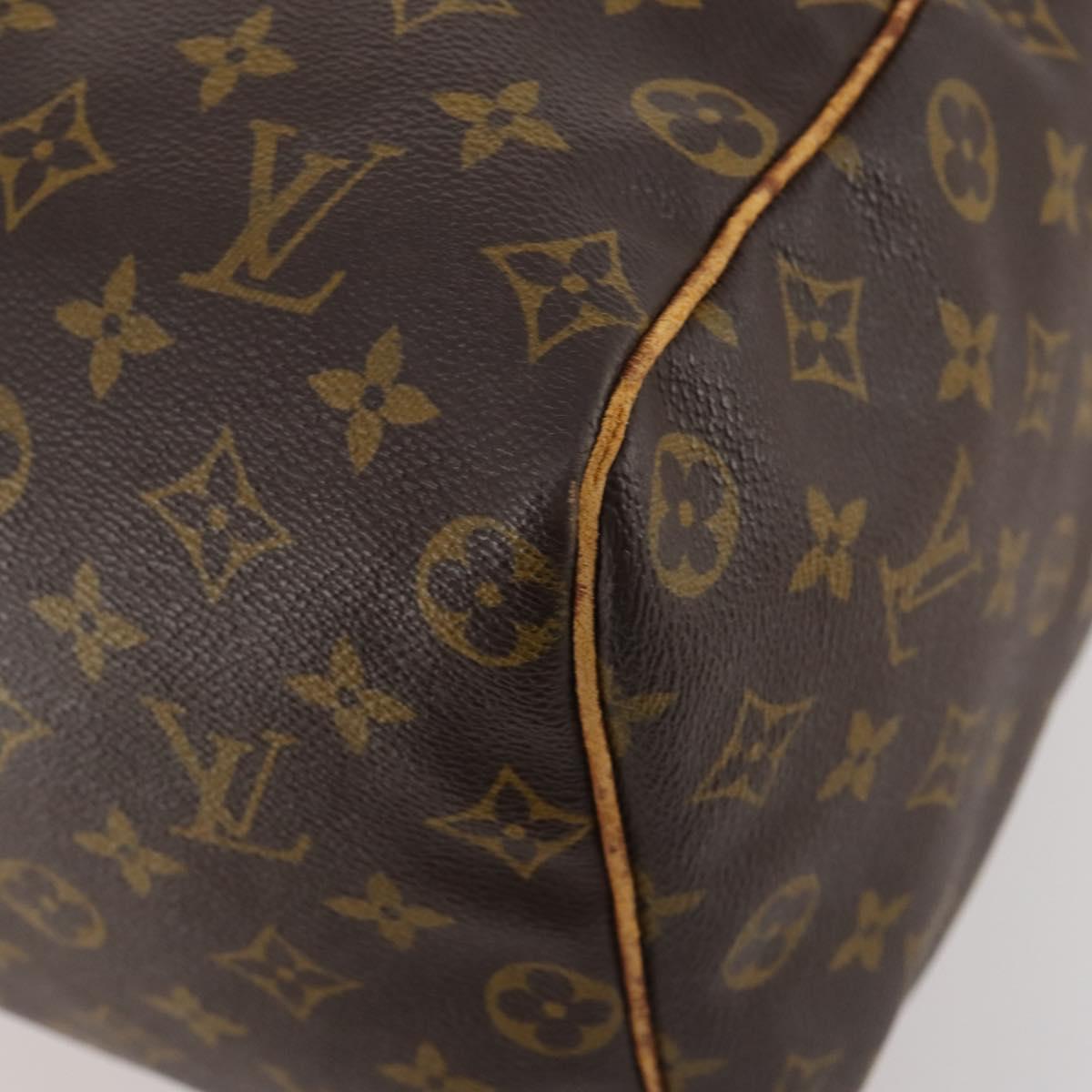 LOUIS VUITTON Monogram Speedy 40 Hand Bag M41522 LV Auth BA10648