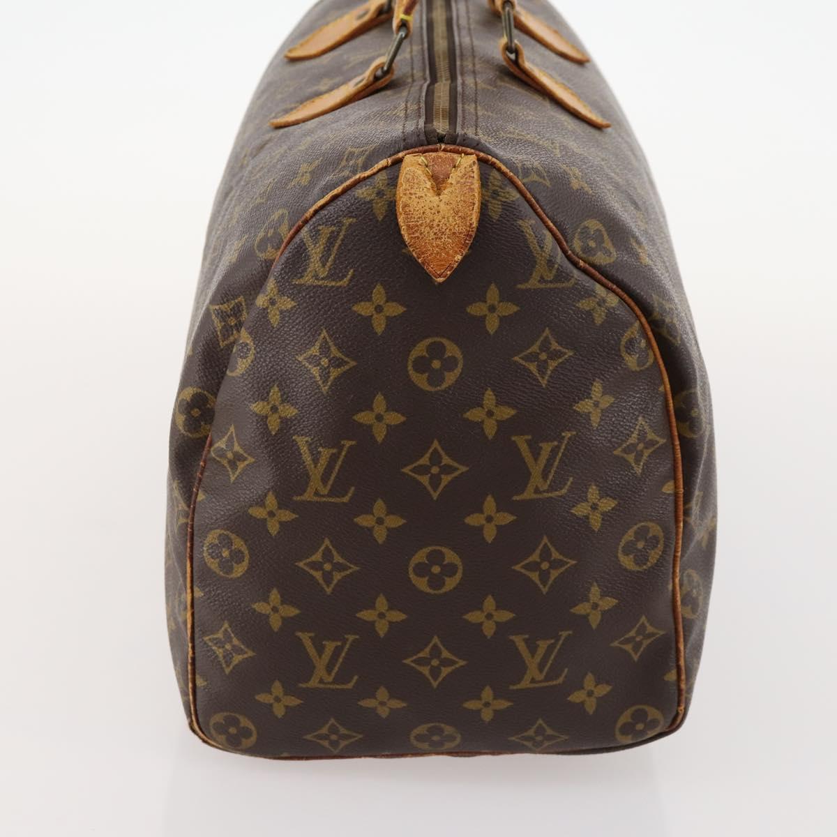 LOUIS VUITTON Monogram Speedy 40 Hand Bag M41522 LV Auth BA10648