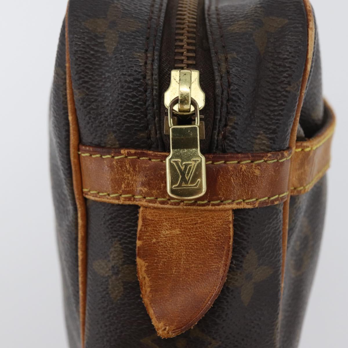 LOUIS VUITTON Monogram Compiegne 28 Clutch Bag M51845 LV Auth BA10676