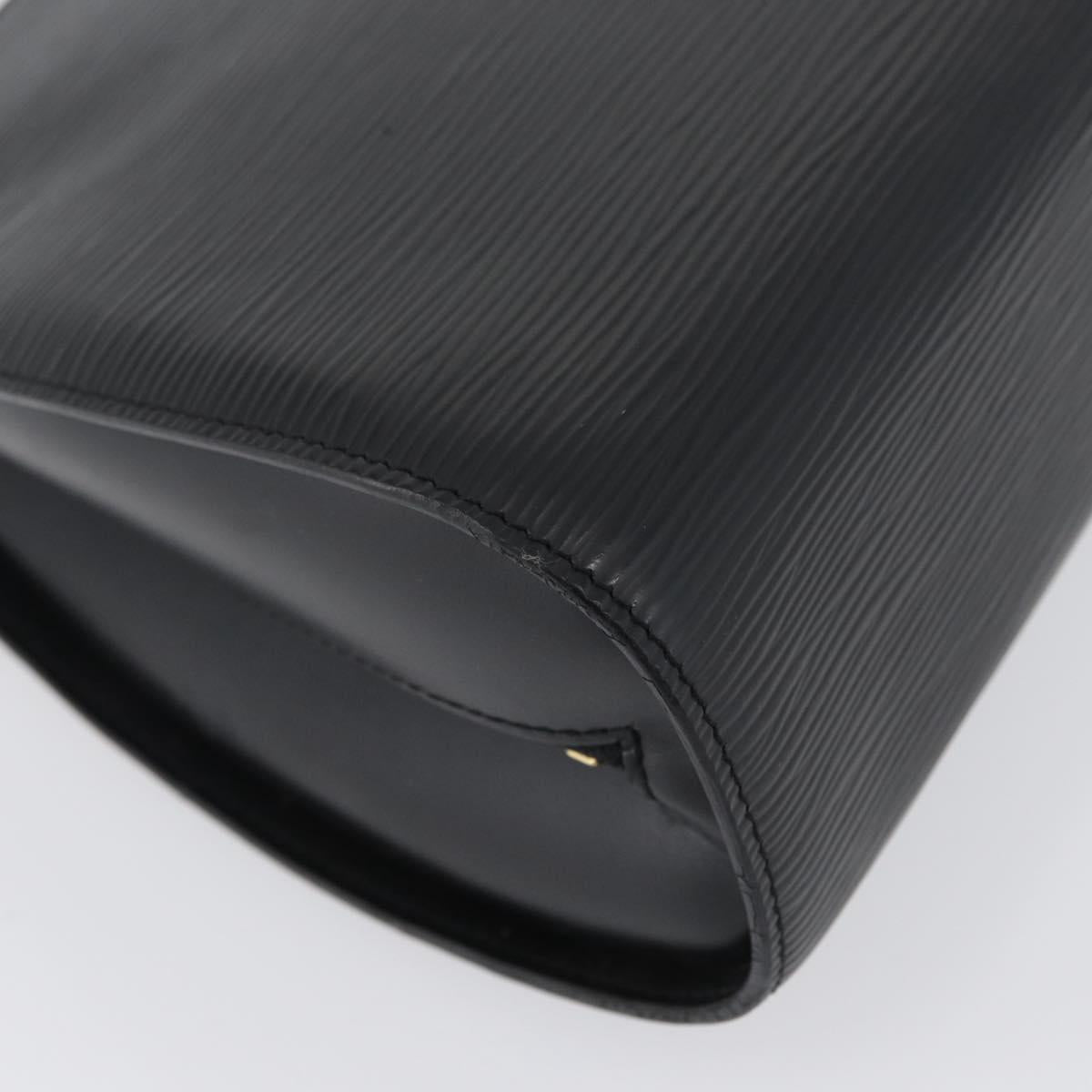 LOUIS VUITTON Epi Dauphine GM Cosmetic Pouch Black M48432 LV Auth BA10685