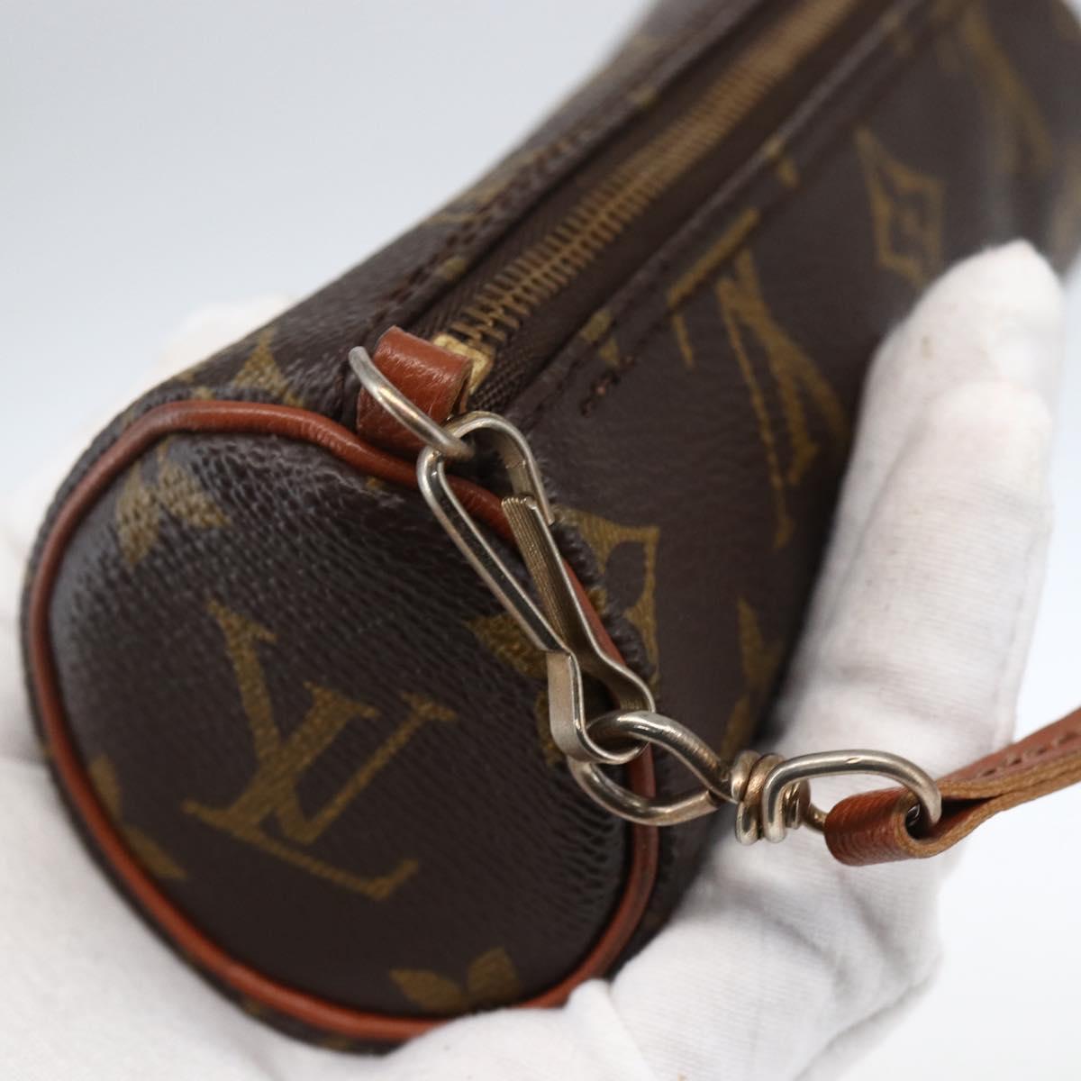 LOUIS VUITTON Monogram Papillon Pouch LV Auth BA10691