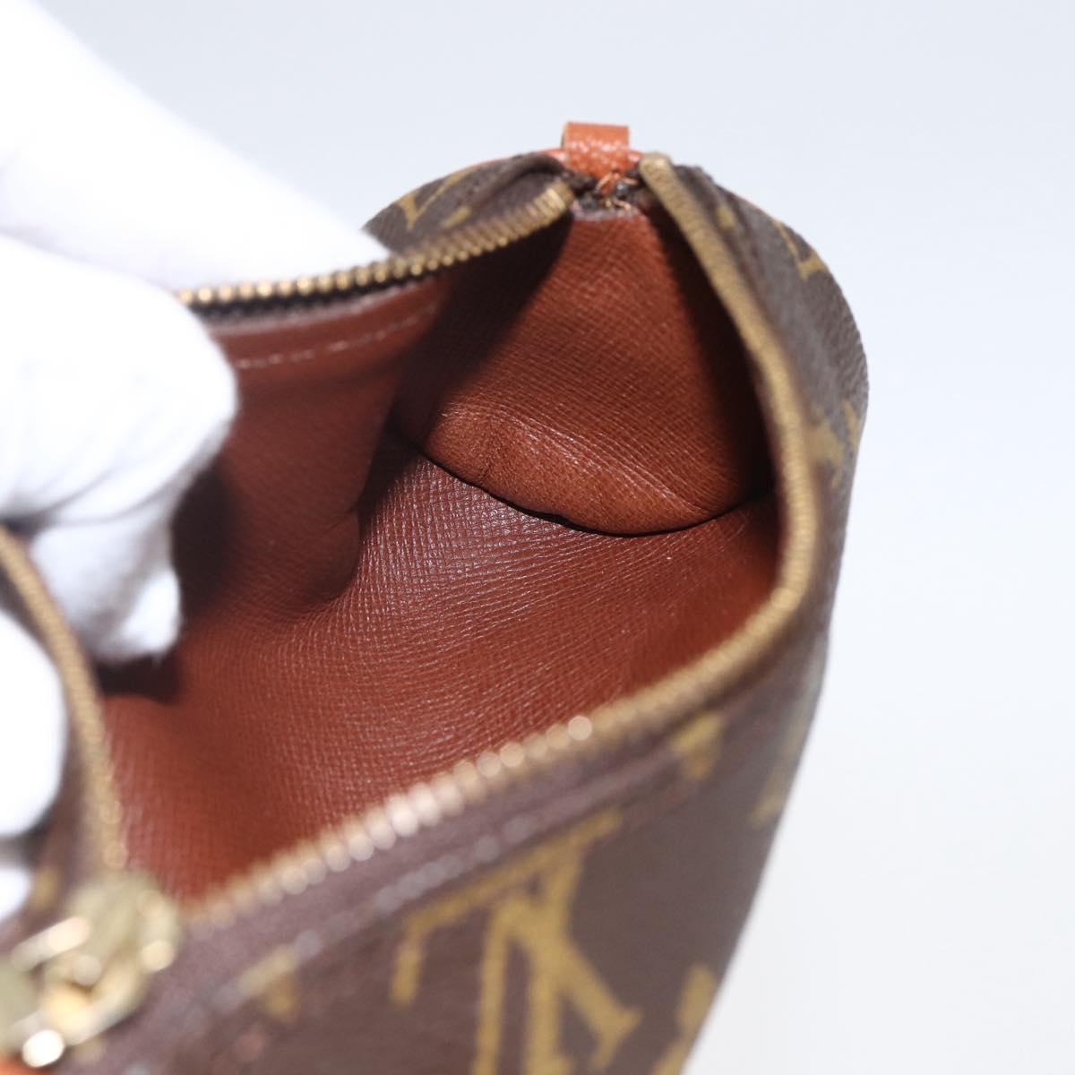 LOUIS VUITTON Monogram Papillon Pouch LV Auth BA10691