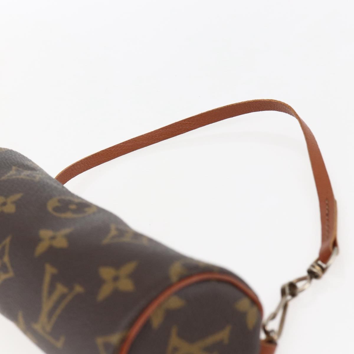 LOUIS VUITTON Monogram Papillon Pouch LV Auth BA10691
