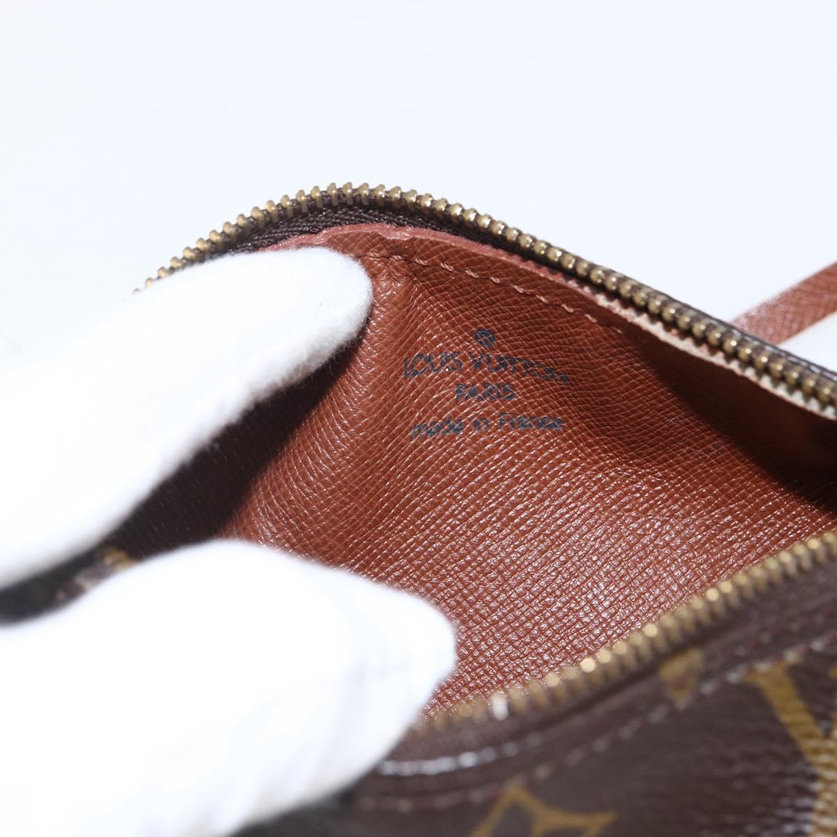 LOUIS VUITTON Monogram Papillon Pouch LV Auth BA10692